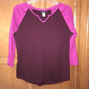 Joe Boxer baseball type jersey